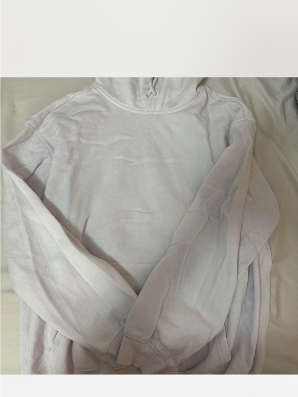 Brandy Melville white Hoodie